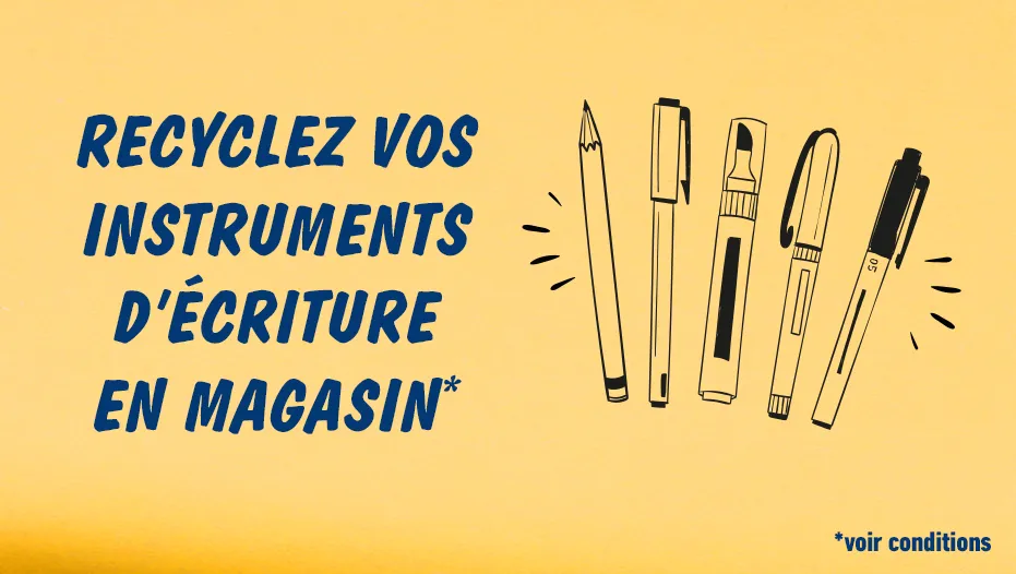 Recyclage de stylos