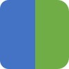 Bleu, vert