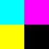 Noir, noir photo, cyan, magenta, jaune