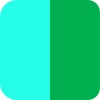 Turquoise/Vert