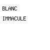 blanc immacule