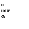bleu motif or