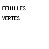 feuilles vertes