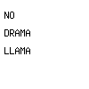 no drama llama