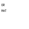 or mat