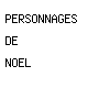 personnages de noël