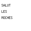 salut les moches