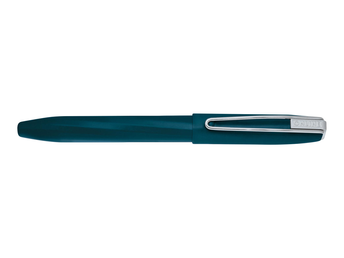 Online Slope - Stylo plume bleu nuit - pointe moyenne