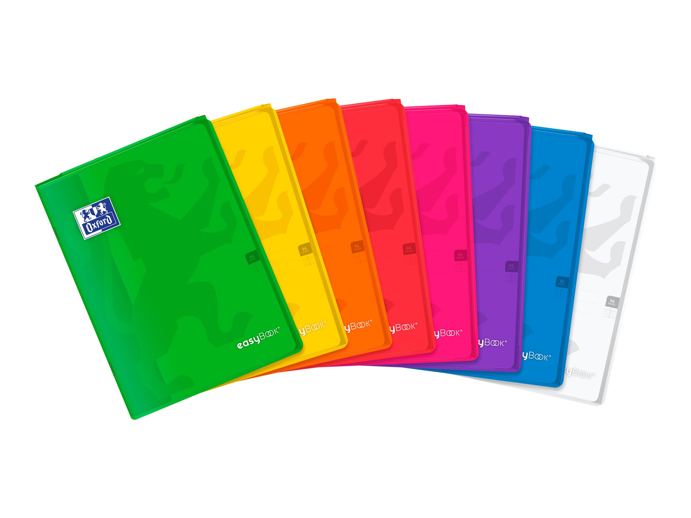 Page De Garde Cahier Du Jour Dessin Protege Cahier Incolore Oxford Easy Book - Cahier polypro A4 (21x29,7 cm) - 96 pages - grands carreaux (Seyes) - disponible dans différentes couleurs Pas Cher | Bureau Vallée