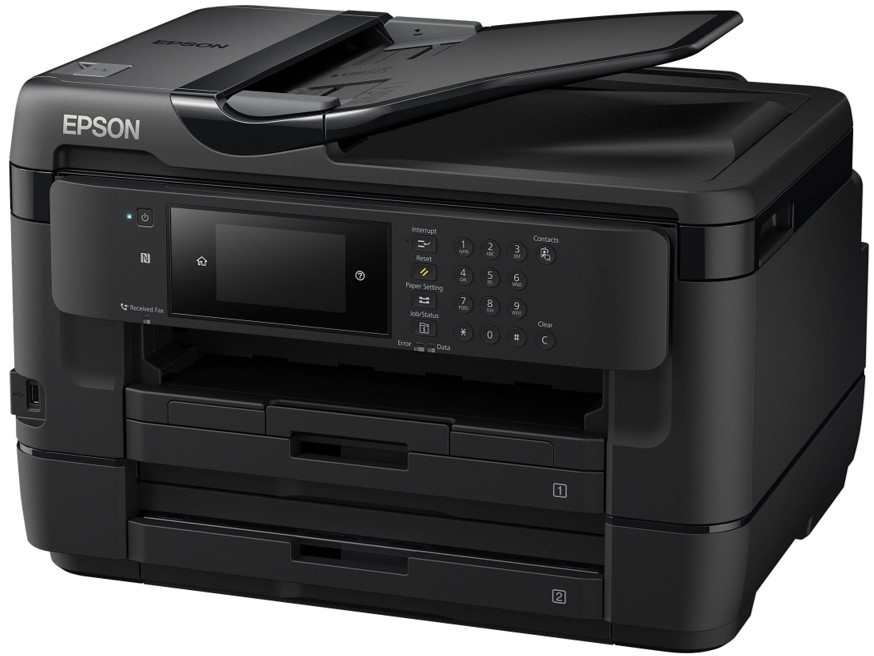 Epson WorkForce WF-7720DTWF - imprimante multifonctions jet d'encre couleur A3 - Wifi, USB, NFC - recto-verso