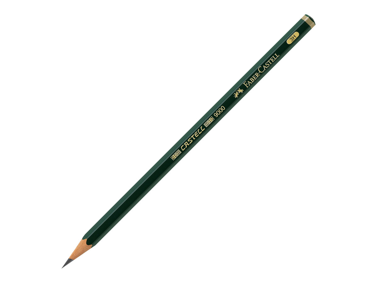 Faber-Castell 9000 - Crayon à papier - 3H