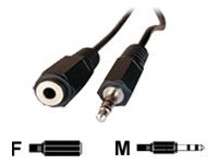 MCL Samar - rallonge de câble audio/stéréo JACK 3,5 (M)/(F) - 2 m