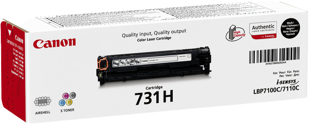 Canon 731H - noir - cartouche laser d'origine