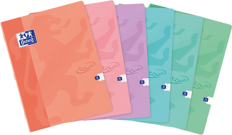 Oxford Touch - Cahier 24 x 32 cm - 96 pages - grands carreaux (Seyes