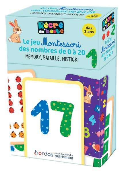 Récré en boîte - Le jeu Montessori des nombres 0 à 20