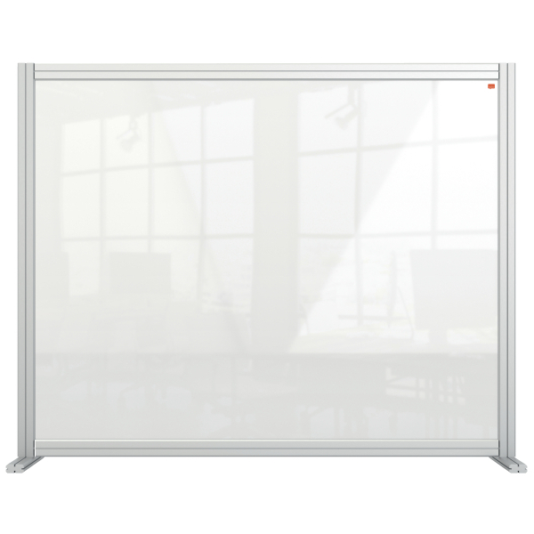 Nobo Premium Plus - Cloison de séparation - 120 x 100 cm - acrylique clair