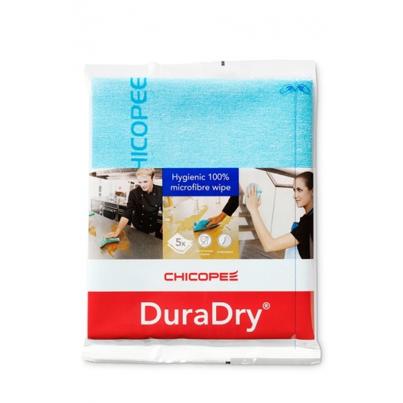Duradry - 5 lavettes microfibres - bleu