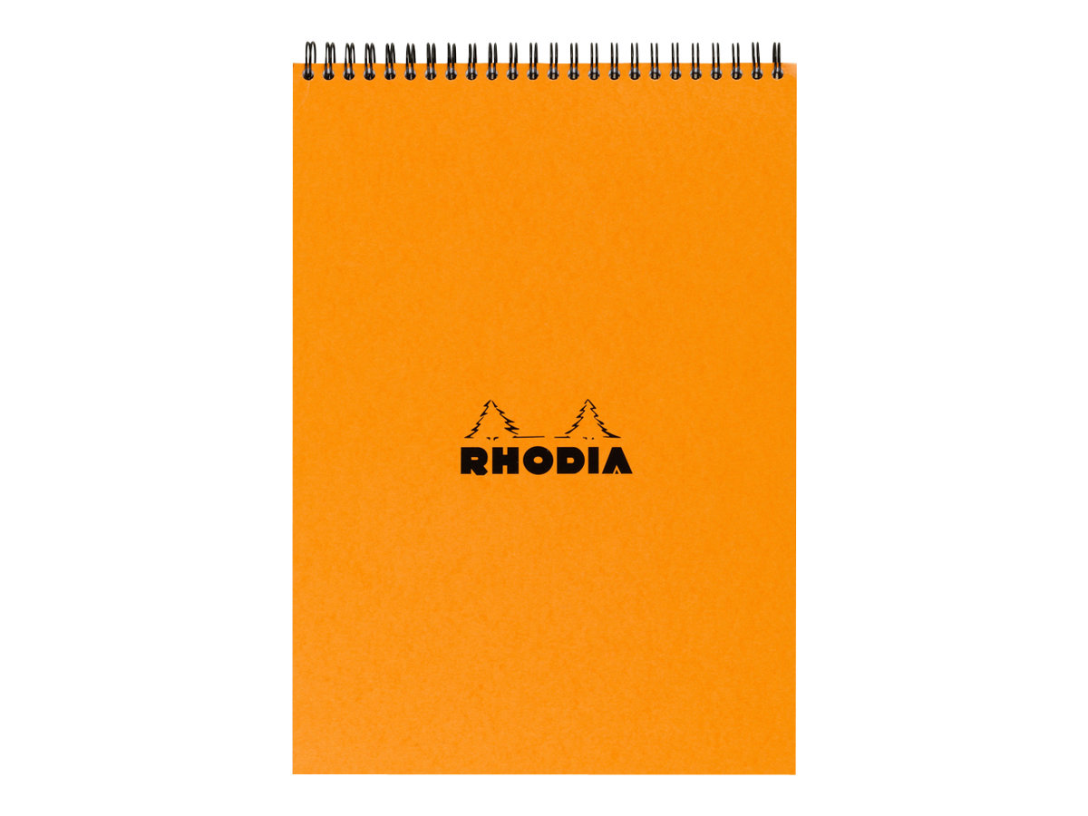 Rhodia - Bloc notes à spirale - A4 - 80 pages - petits carreaux