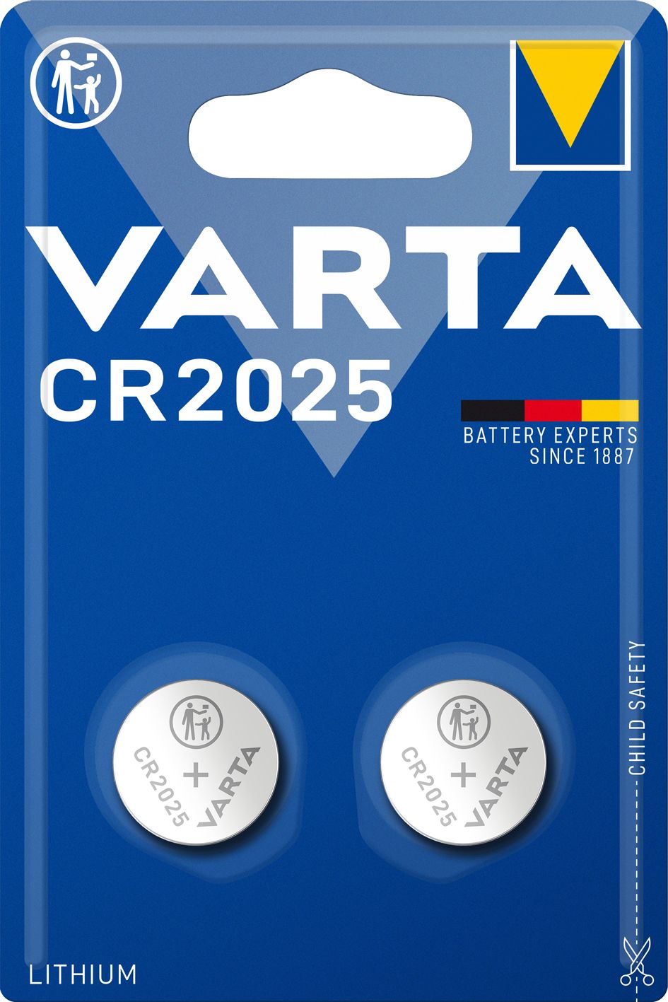 VARTA CR2025 - 2 piles boutons - 3V