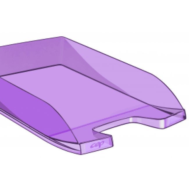 CEP First - Corbeille à courrier violet translucide