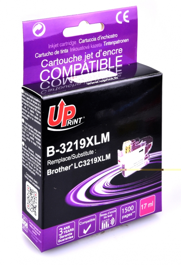 Cartouche compatible Brother LC3219XL - magenta - UPrint B.3219XLM 
