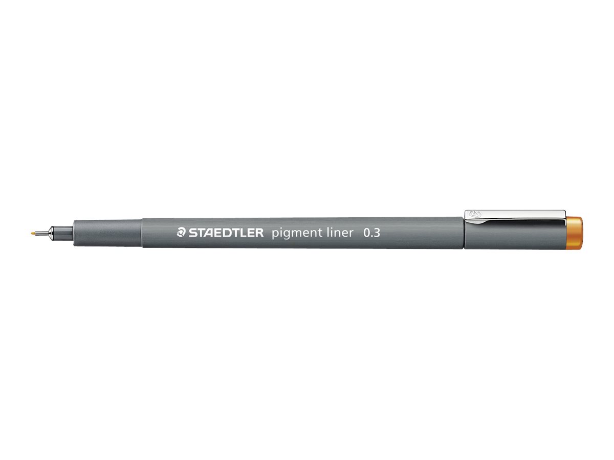 STAEDTLER pigment liner - Feutre fin - 0.3 mm - orange