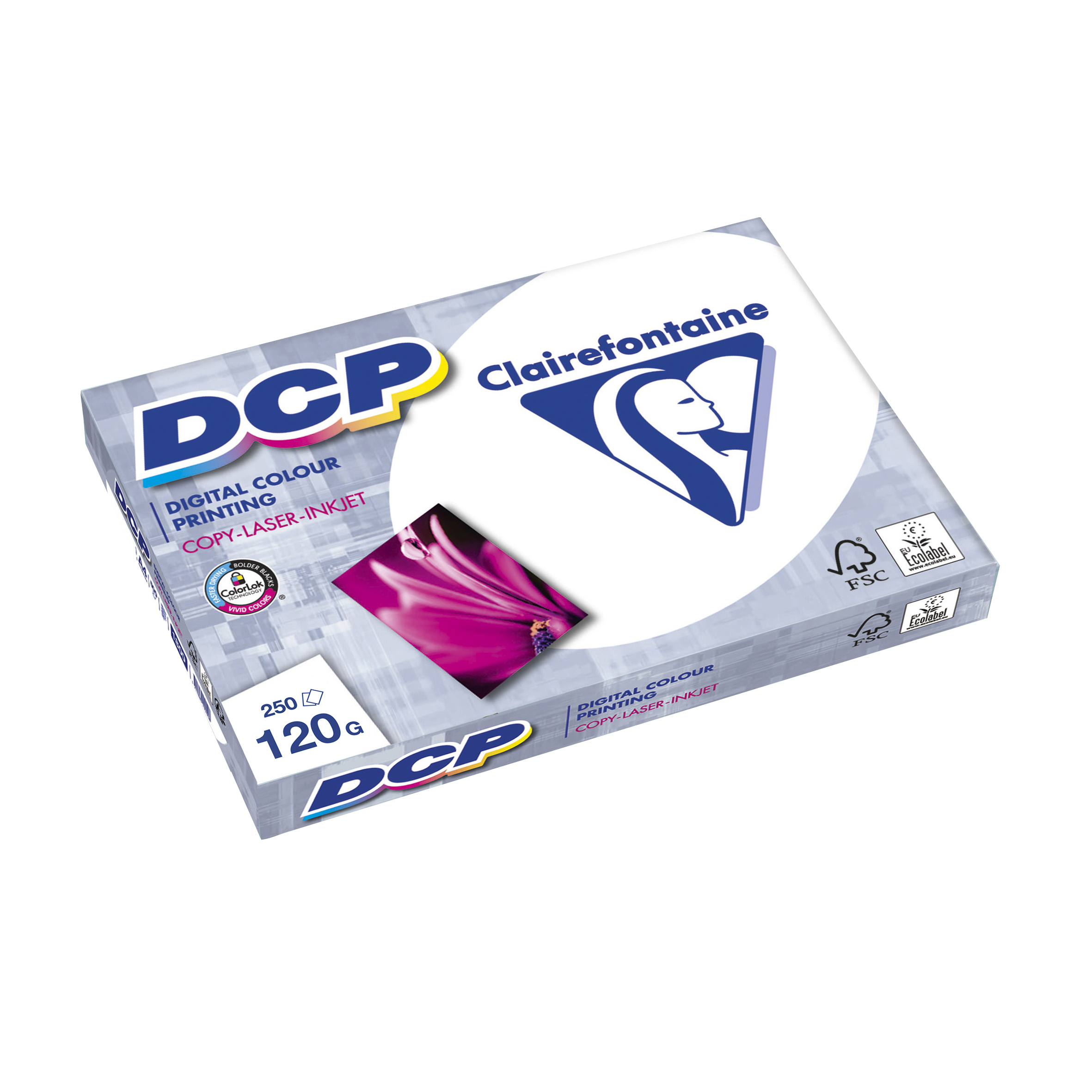 Clairefontaine DCP - Papier ultra blanc - A4 (210 x 297 mm) - 120 g/m² - 250 feuilles