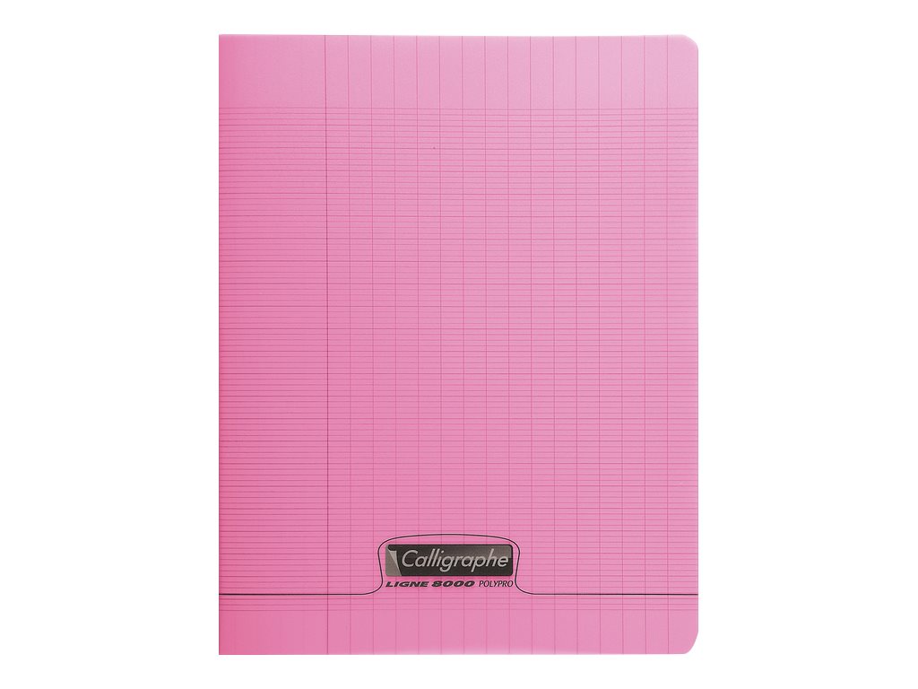 Calligraphe 8000 - Cahier polypro 17 x 22 cm - 96 pages - grands
