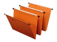 Fast Standard - 25 Dossiers suspendus pour tiroirs - orange - fond V