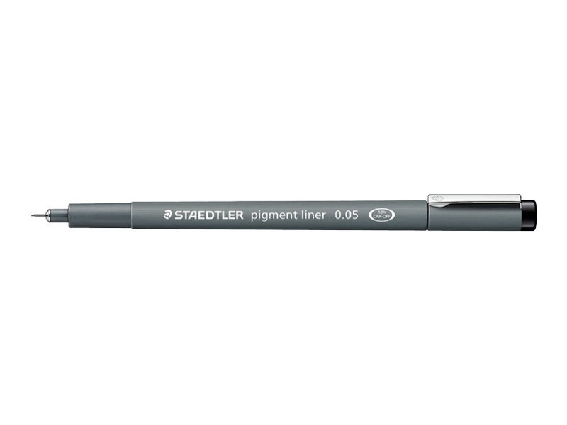 STAEDTLER pigment liner - Feutre fin - 0.05 mm - noir