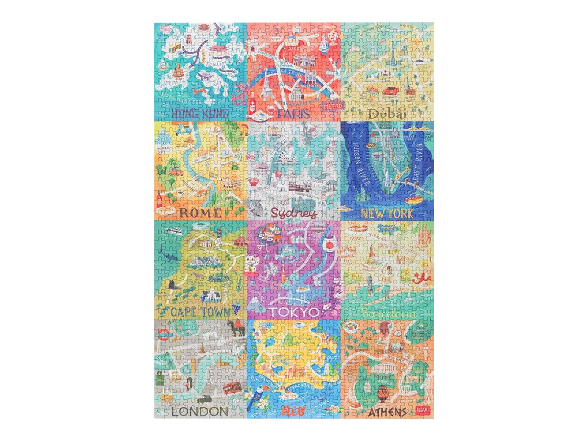 Legami Word Cities - Puzzle 1000 pièces