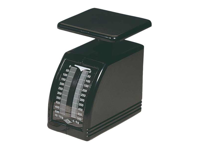 Wedo Handy - Balance pèse-lettres mécanique - 500 gr - noir