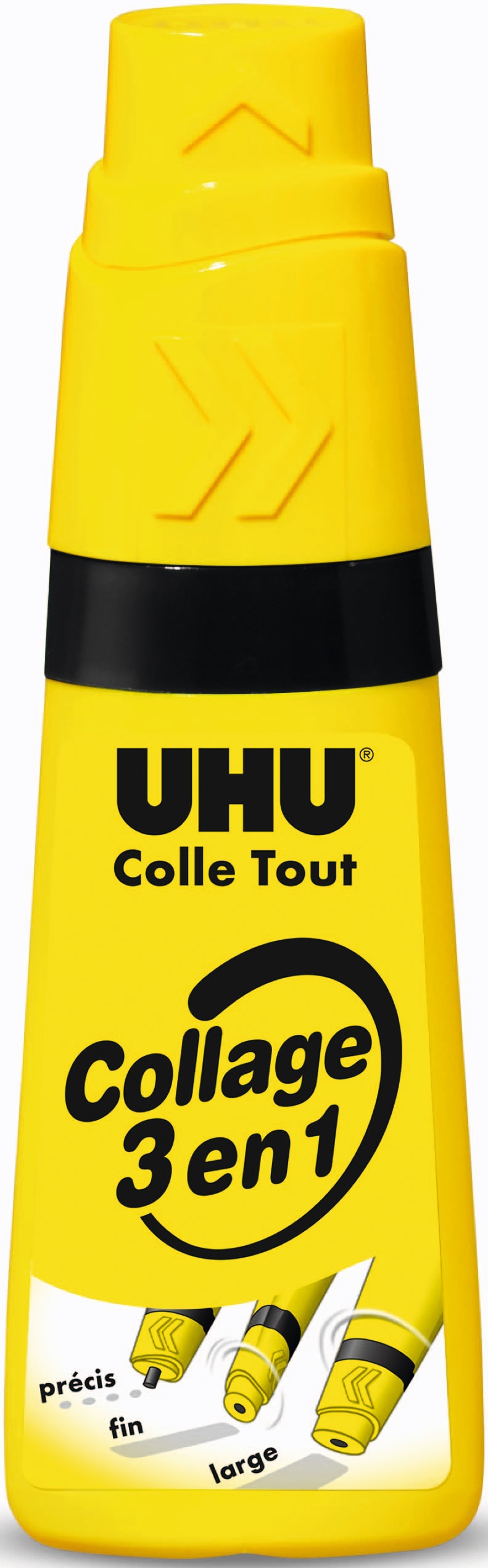 UHU Twist and glue - Flacon de colle liquide - Gel transparent - 35 ml