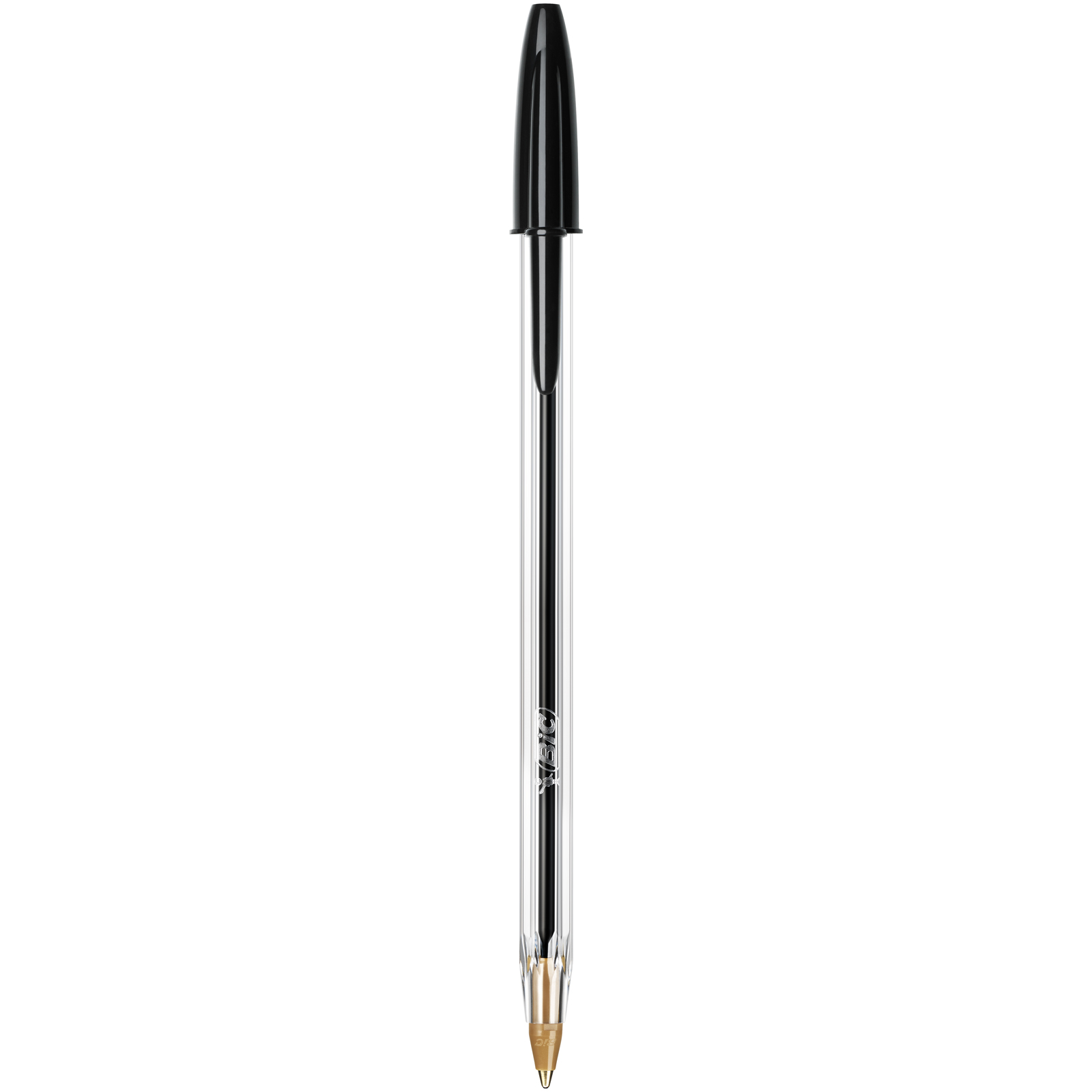 BIC Cristal - Stylo à bille - noir - 1 mm - pointe moyenne