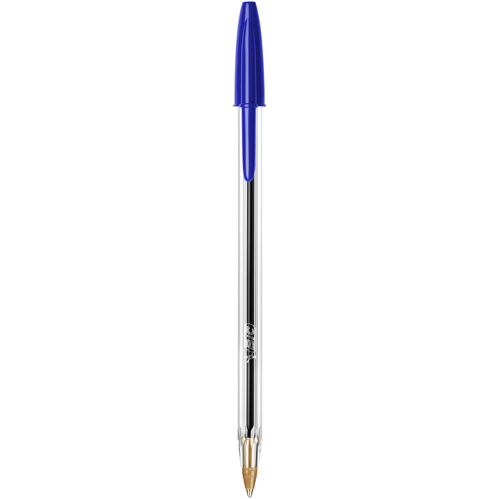 BIC Cristal - Stylo à bille - bleu - 1 mm - pointe moyenne