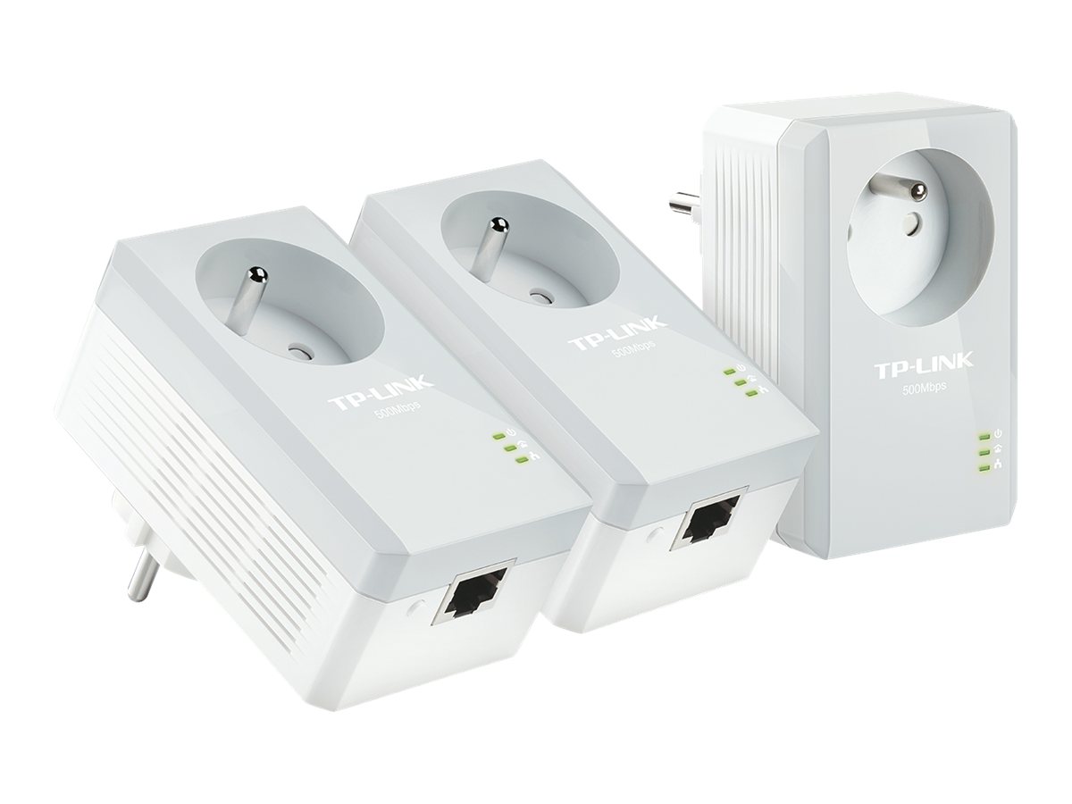 Av500 Powerline Adapter With Ac Pass Through TP-Link TL-PA4015PT KIT AV500 Powerline Adapter with AC Pass Through