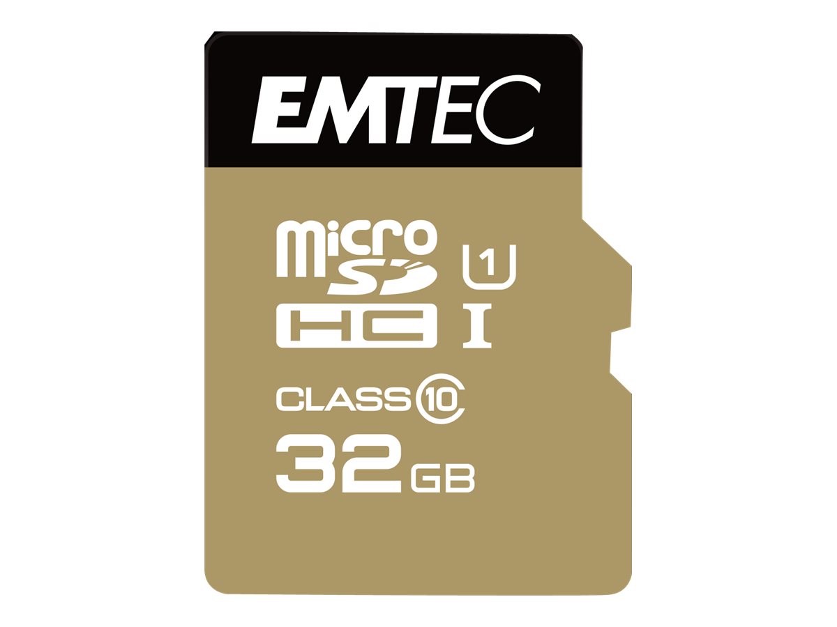 Emtec Elite Gold - carte mémoire 32 Go - Class 10 - micro SDHC