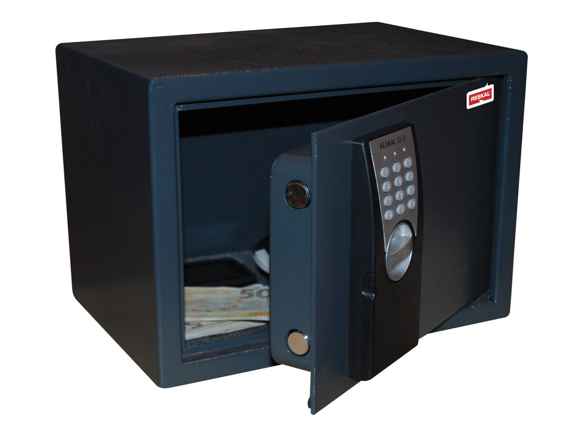 Reskal SE 2 - Coffre-fort 16,5L à code - acier noir