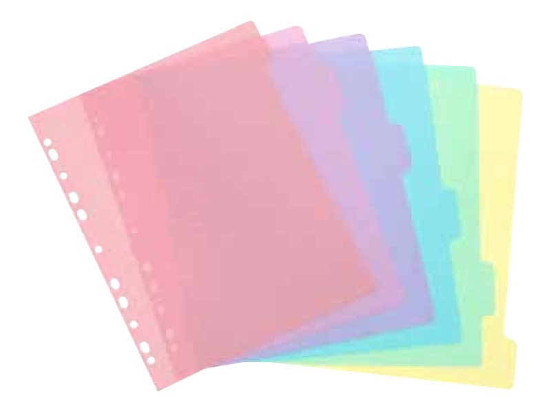 Viquel Rainbow Pastel - Intercalaire 6 positions - A4 Maxi Pas Cher