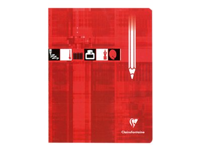 Clairefontaine - Cahier de dessin à carreaux 17 x 22 cm - 32 pages - 10x10 quadrillé