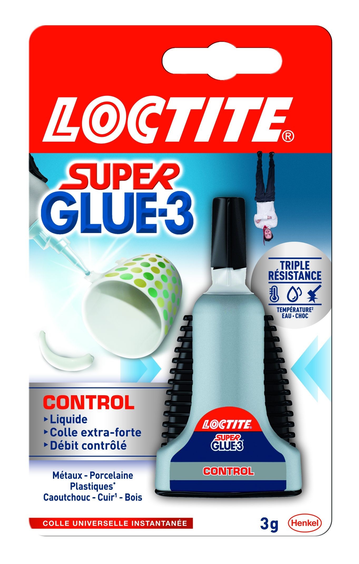 Loctite  - Super Glue 3 Gel - Flacon de colle applicateur - 3 gr
