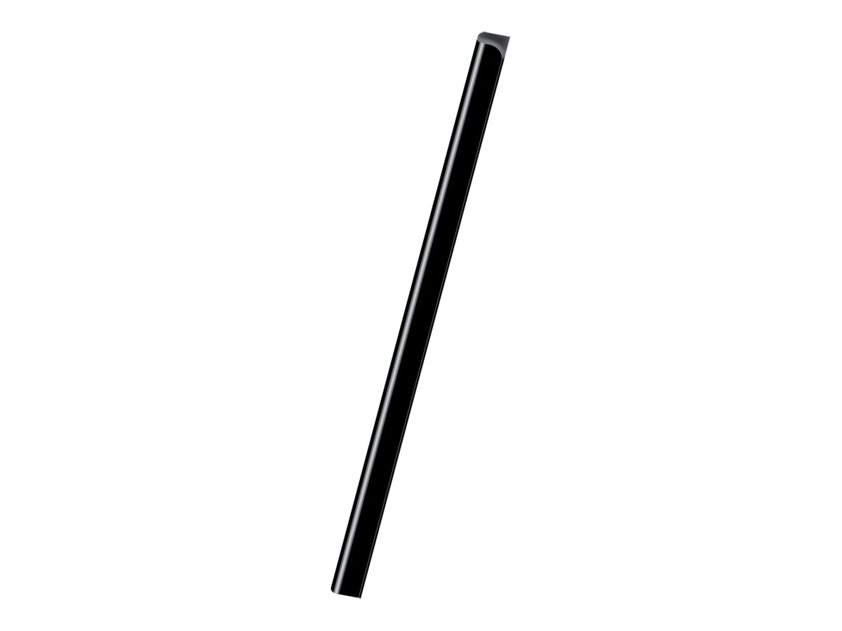 Exacompta - 25 baguettes à relier - 6 mm - jusqu'à 60 feuilles - noir