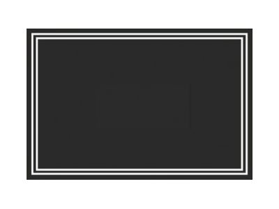 Bequet - 10 Étiquettes Ardoisine noires recto/verso - 20 x 15 cm - sans attache