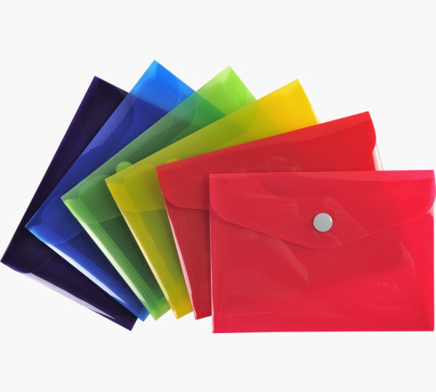 Exacompta Iderama - Pochette enveloppe - format B7 - bouton pression - disponible dans différentes couleurs