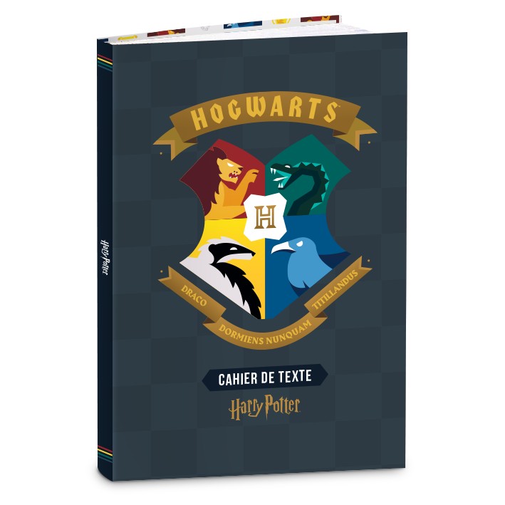 Cahier de textes Harry Potter Blasons - 15 x 21 cm - 2 modèles disponibles - Kid'Abord
