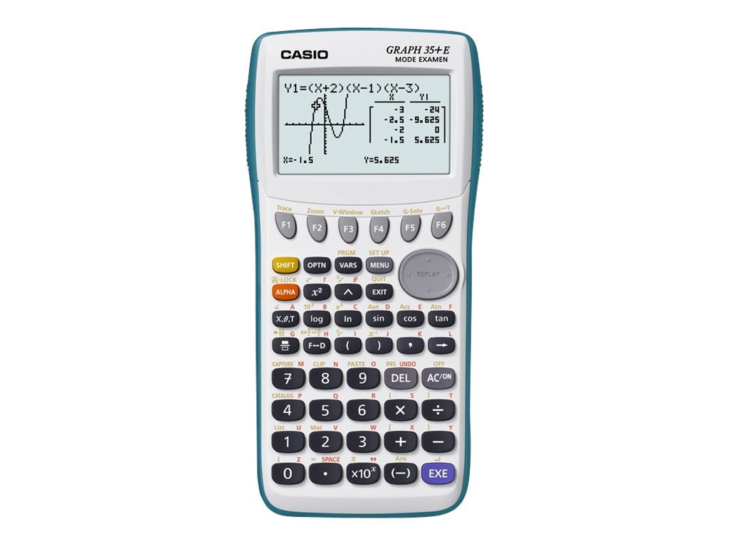 Casio Graph 35+ E - calculatrice scolaire graphique - Mode examen
