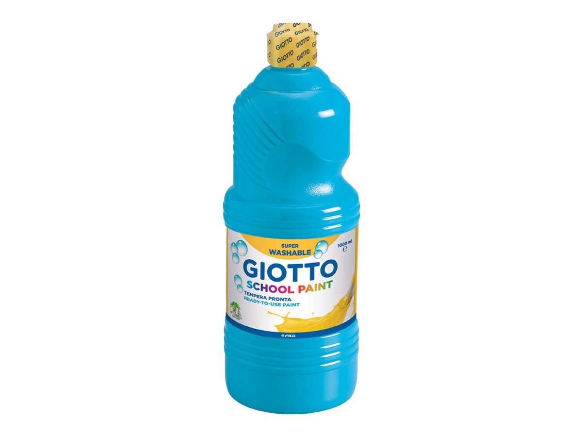 Giotto School - Gouache ultra lavable - orange - bouteille d'1 L