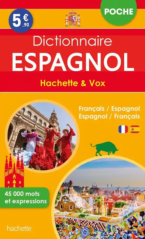 Hachette Vox Dictionnaire de poche bilingue Espagnol/Français