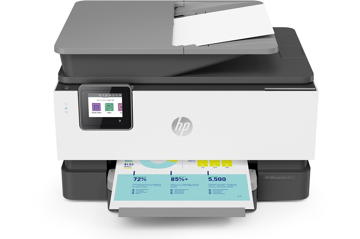 HP Officejet Pro 9012E All-in-One - imprimante multifonctions jet d'encre couleur A4 - recto-verso -  Wifi