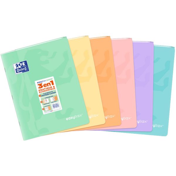 Cahier Oxford OpenFlex Seyès A4 96 Pages - Couverture Polypro - Grands Carreaux